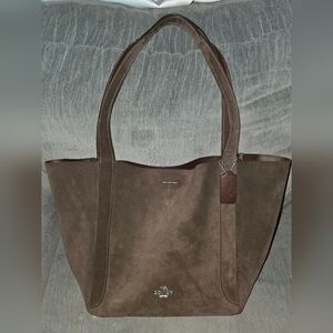 Coach Hadley Suede Tote Bag
